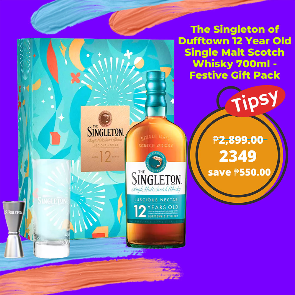 The Singleton of Dufftown 12 Year Old Single Malt Scotch Whisky 700ml - Festive Gift Pack