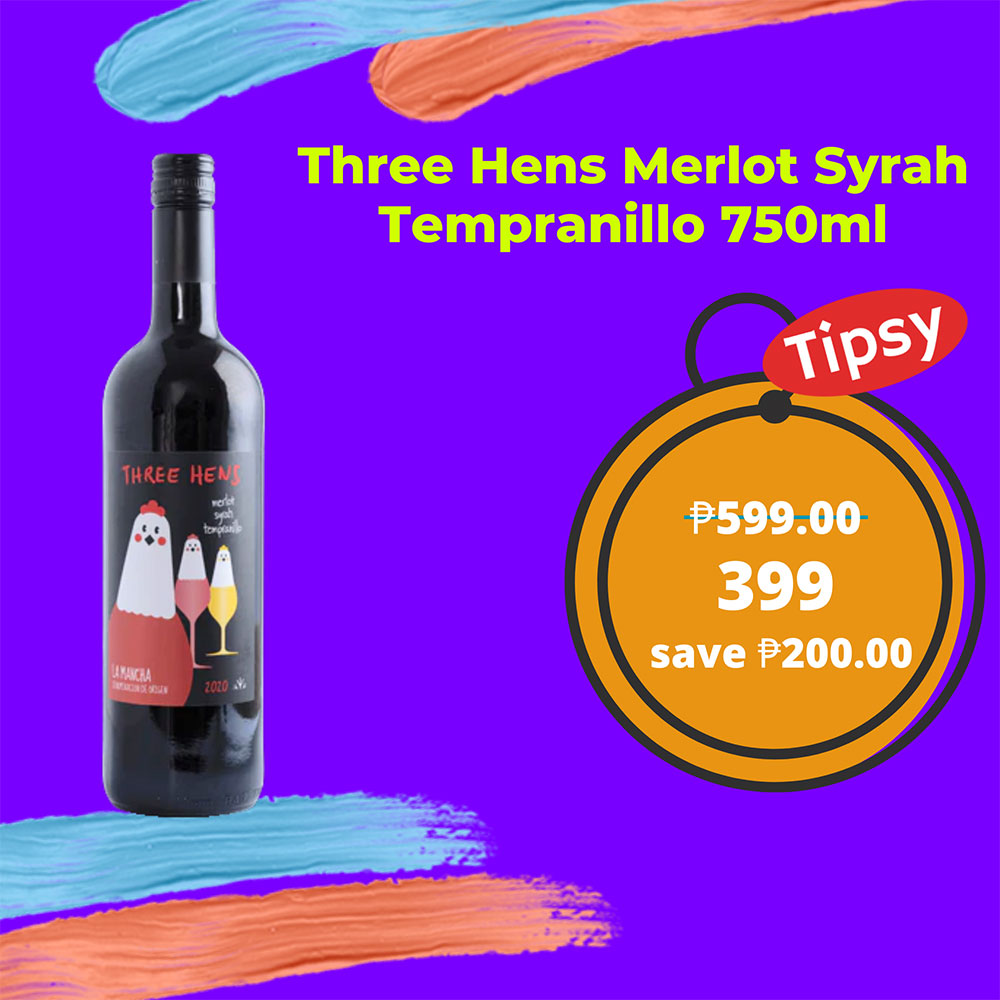 Three Hens Merlot Syrah Tempranillo 750ml