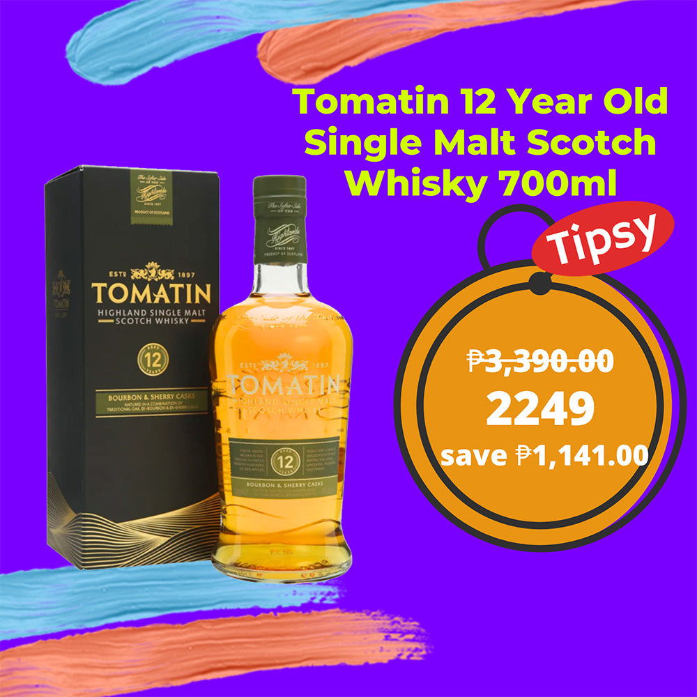 Tomatin 12 Year Old Single Malt Scotch Whisky 700ml