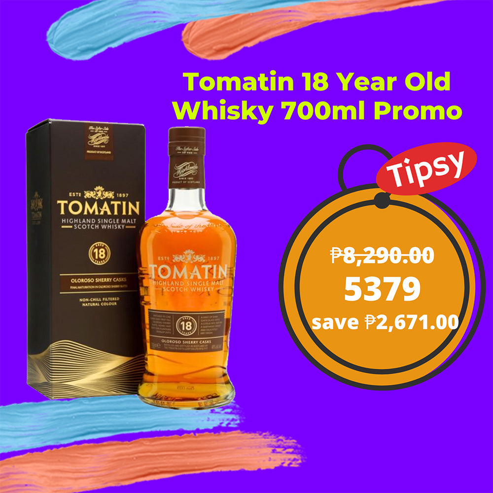 Tomatin 18 Year Old Whisky 700ml Promo