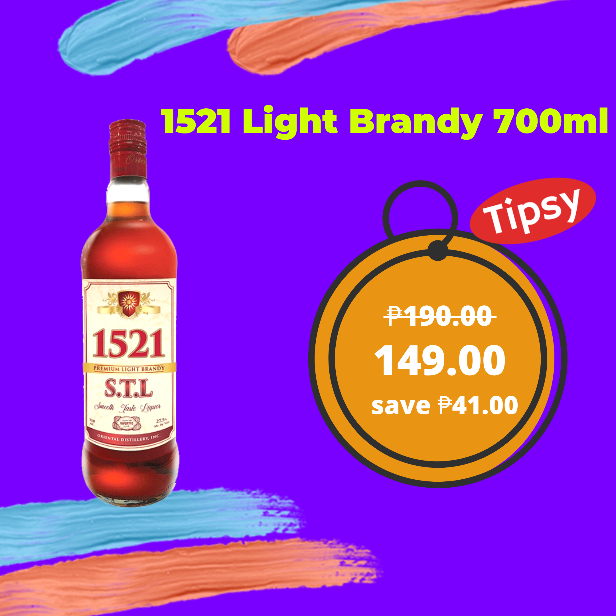 1521 Light Brandy 700ml