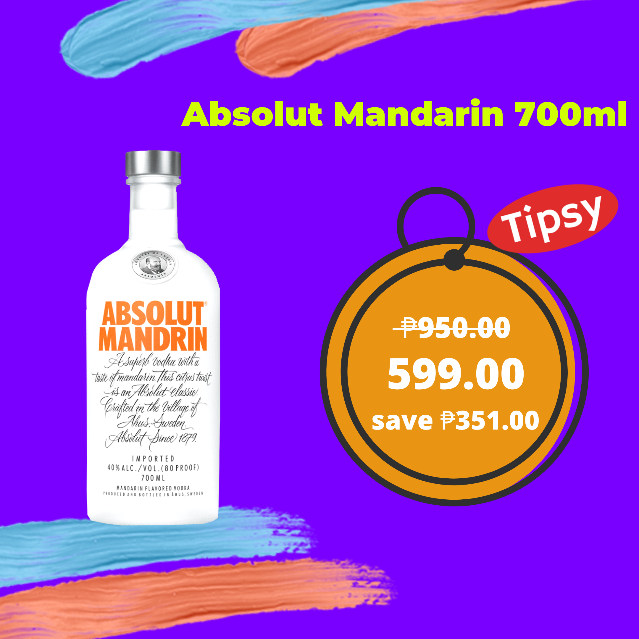 Absolut Mandarin 700ml