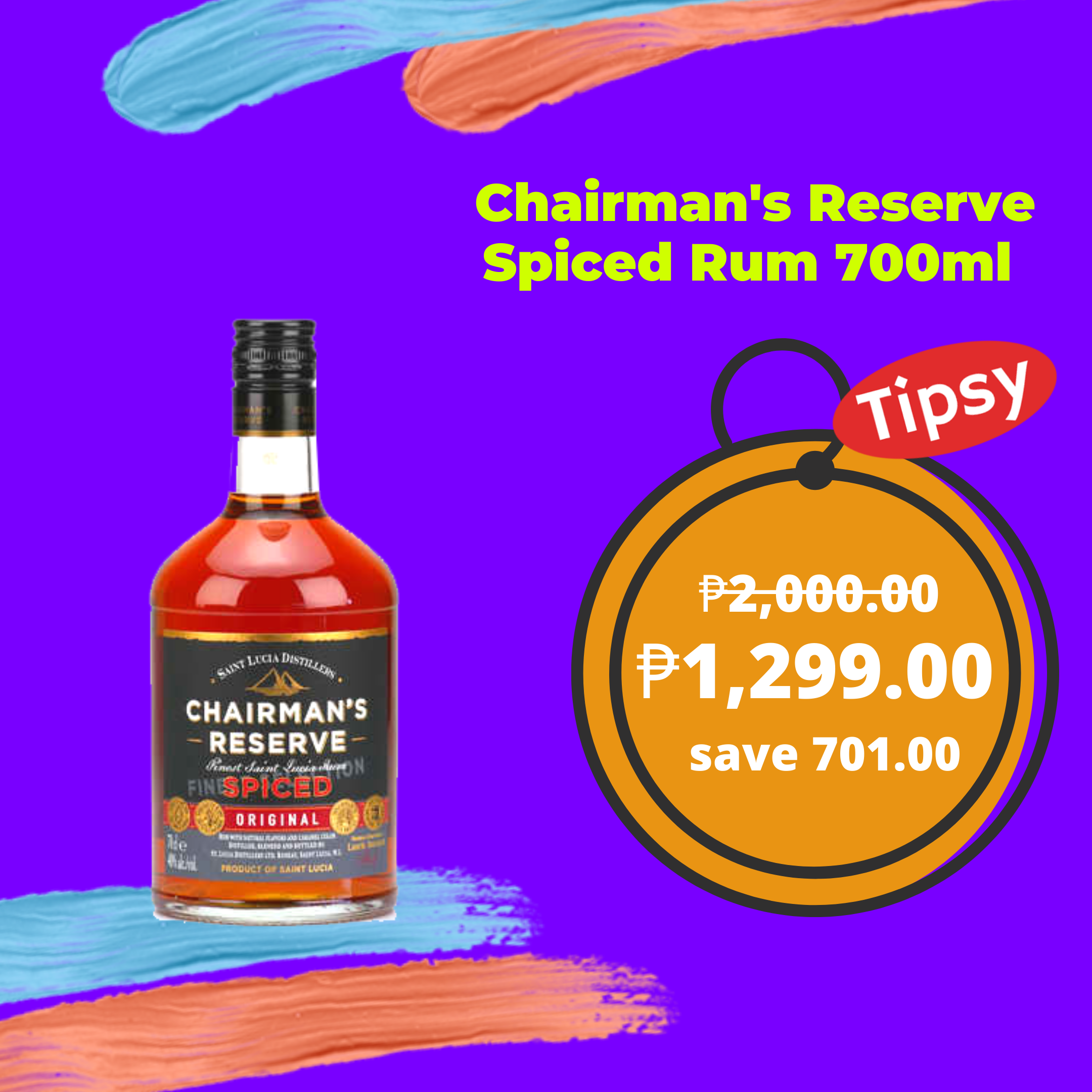 Chairman's Reserve Spiced Rum 700ml