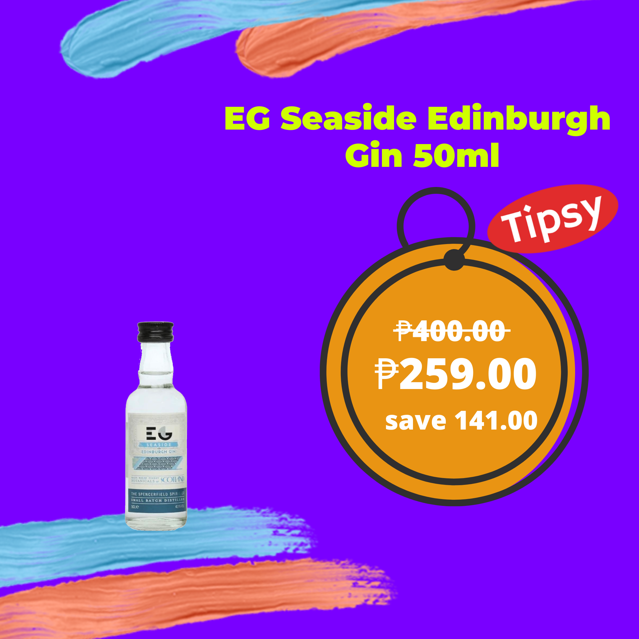 EG Seaside Edinburgh Gin 50ml