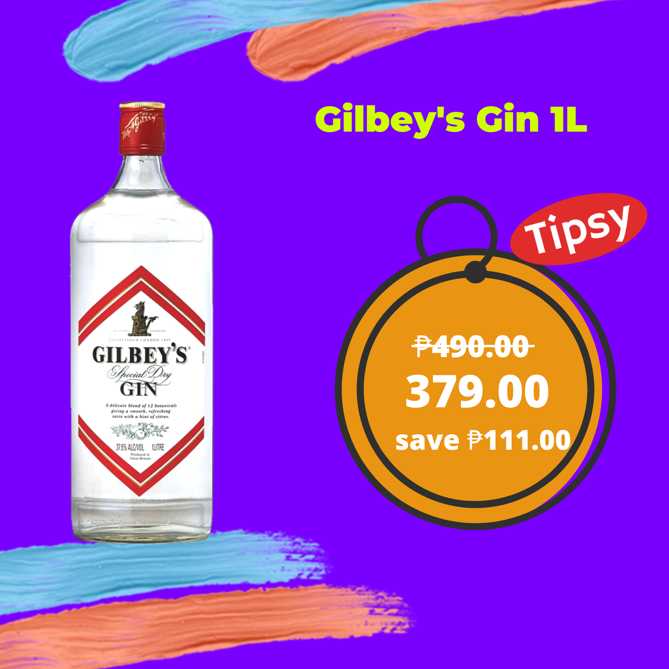 Gilbey's Gin 1L