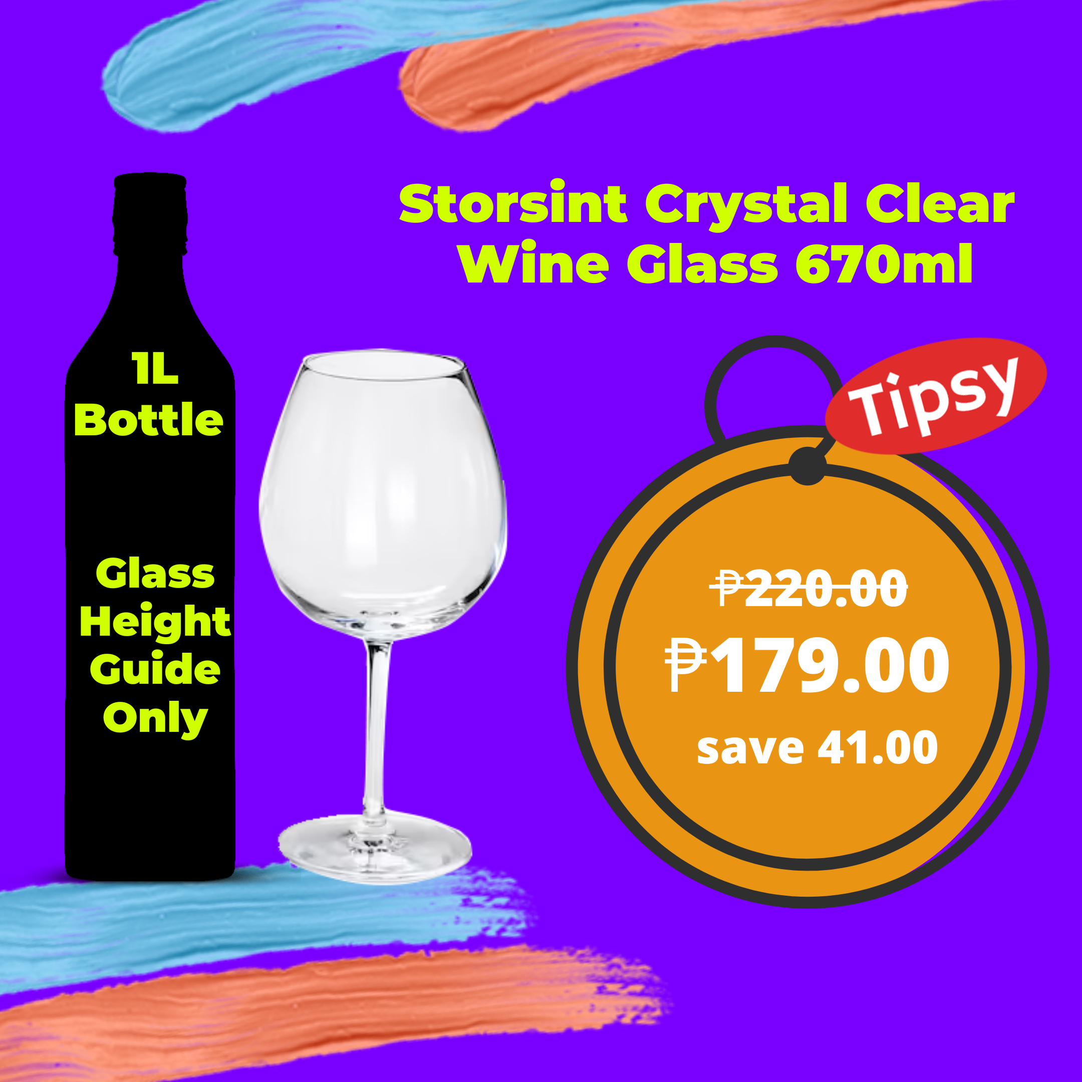 Storsint Crystal Clear Wine Glass 67cl