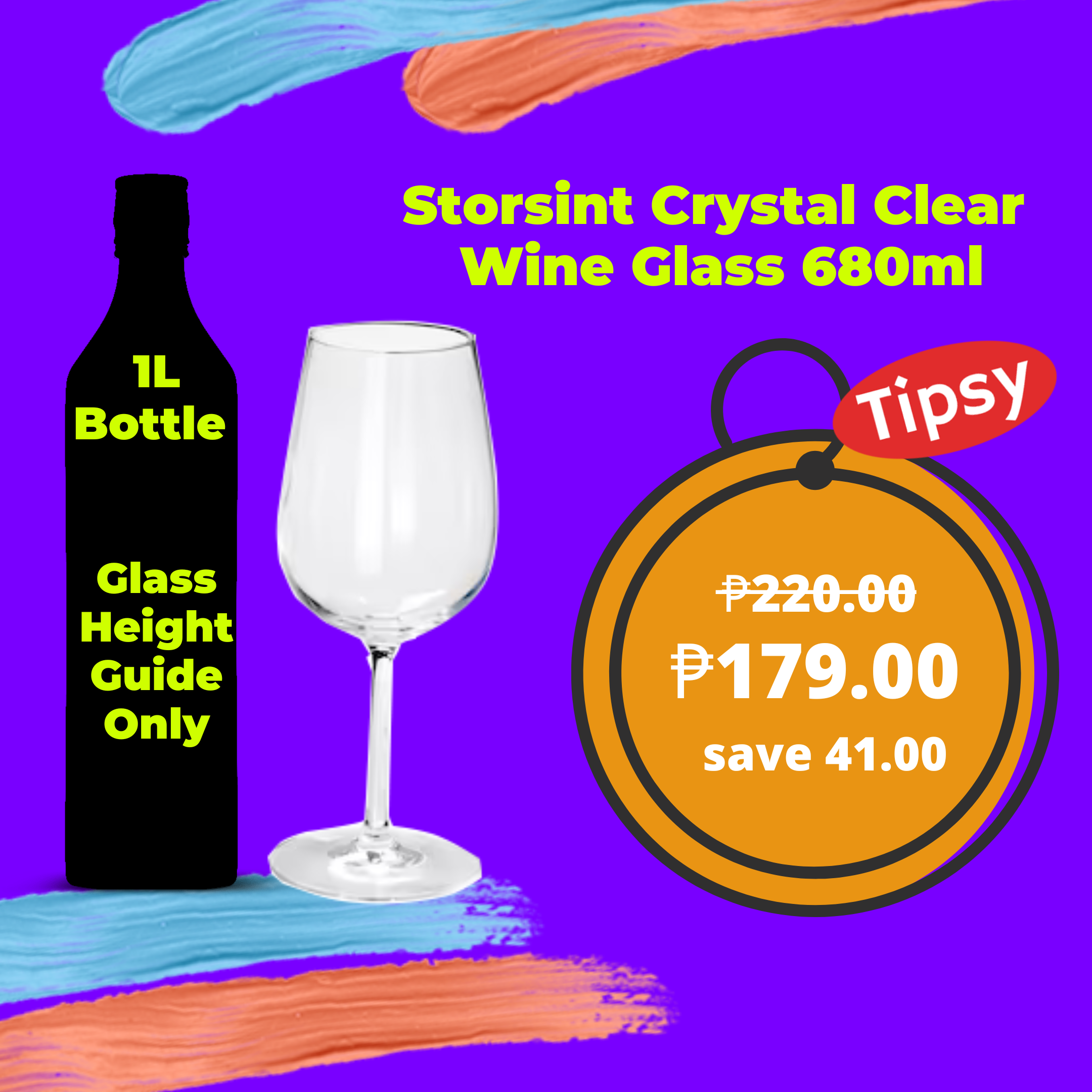 Storsint Crystal Clear Wine Glass 68cl