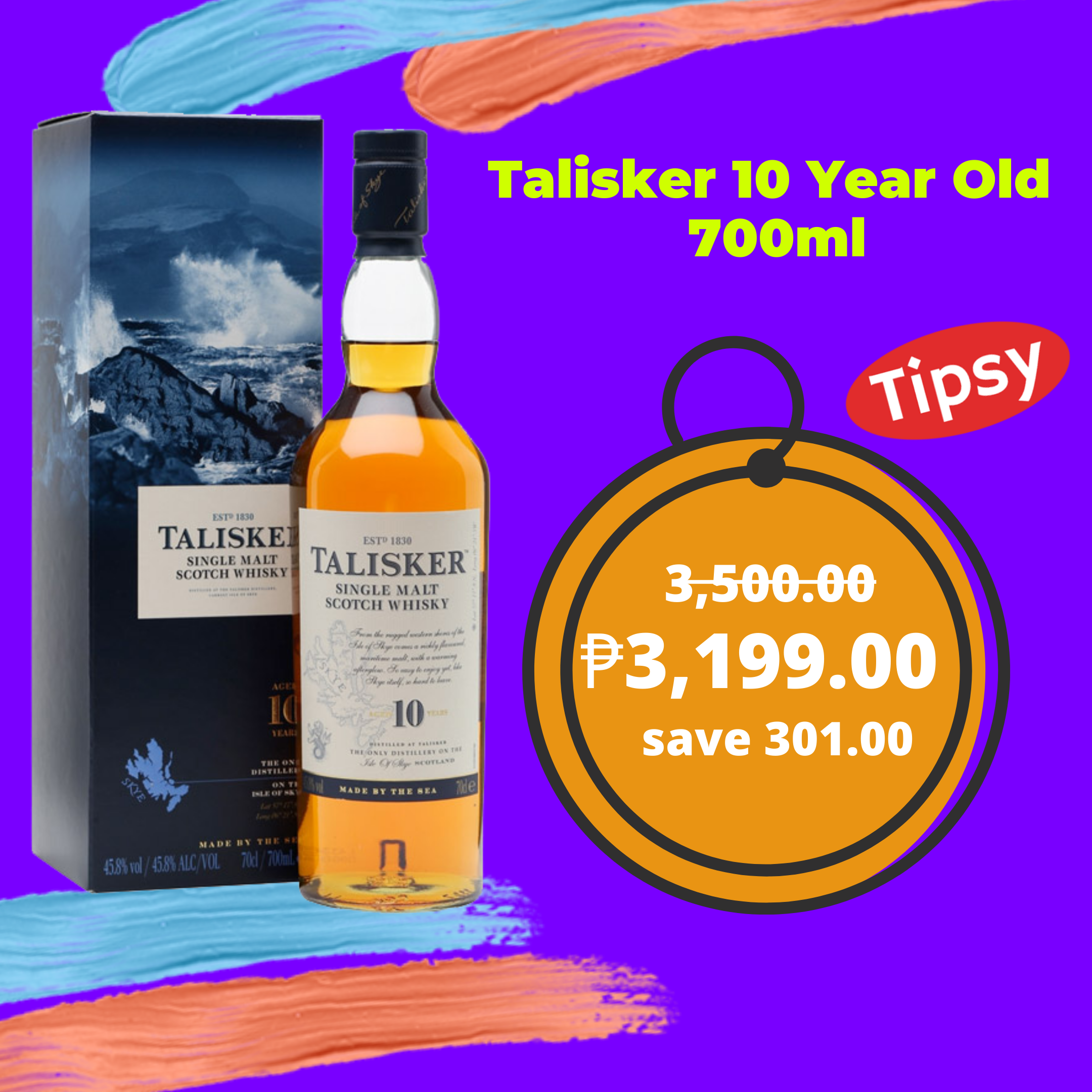 Talisker 10 Year Old 700ml