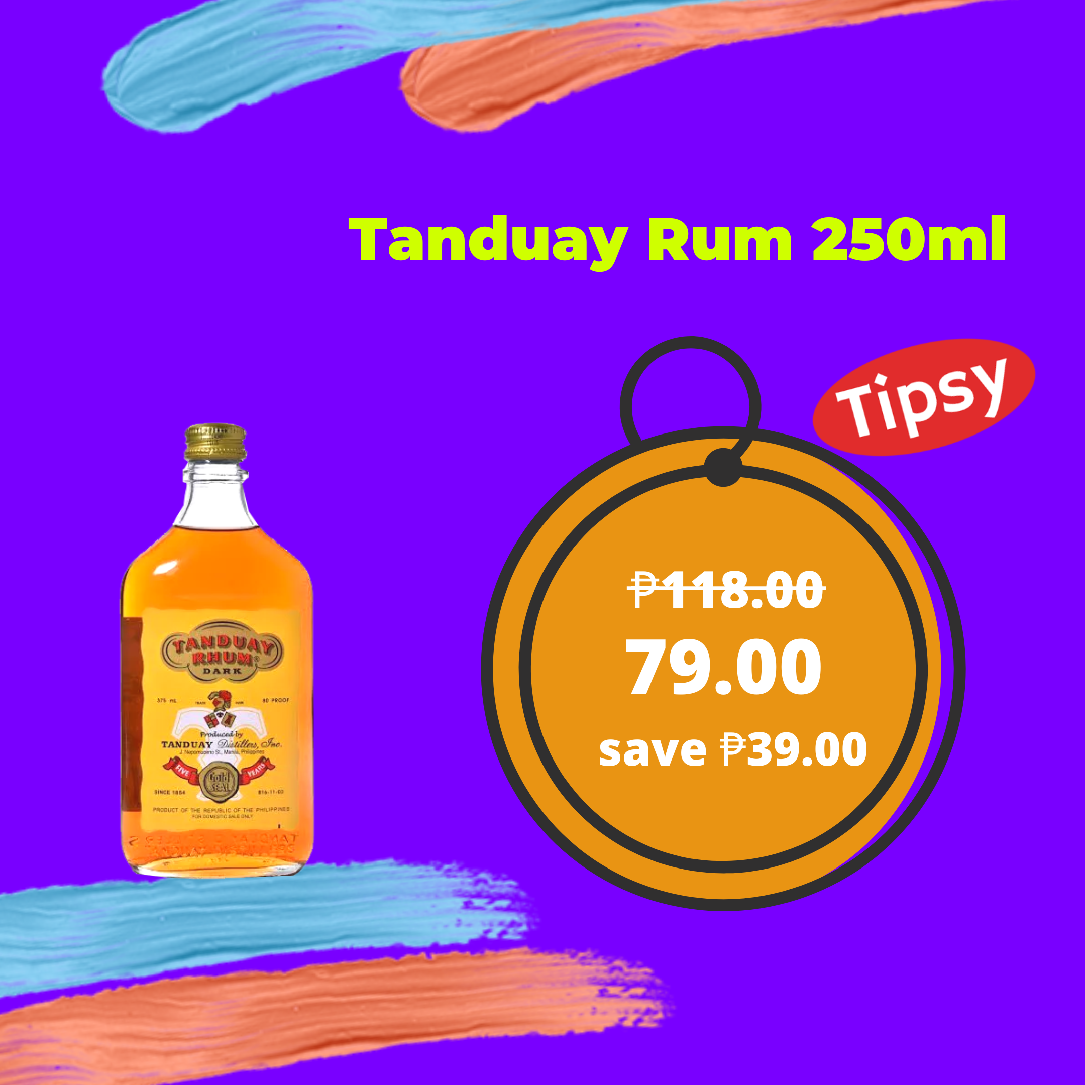 Tanduay Rum 250ml