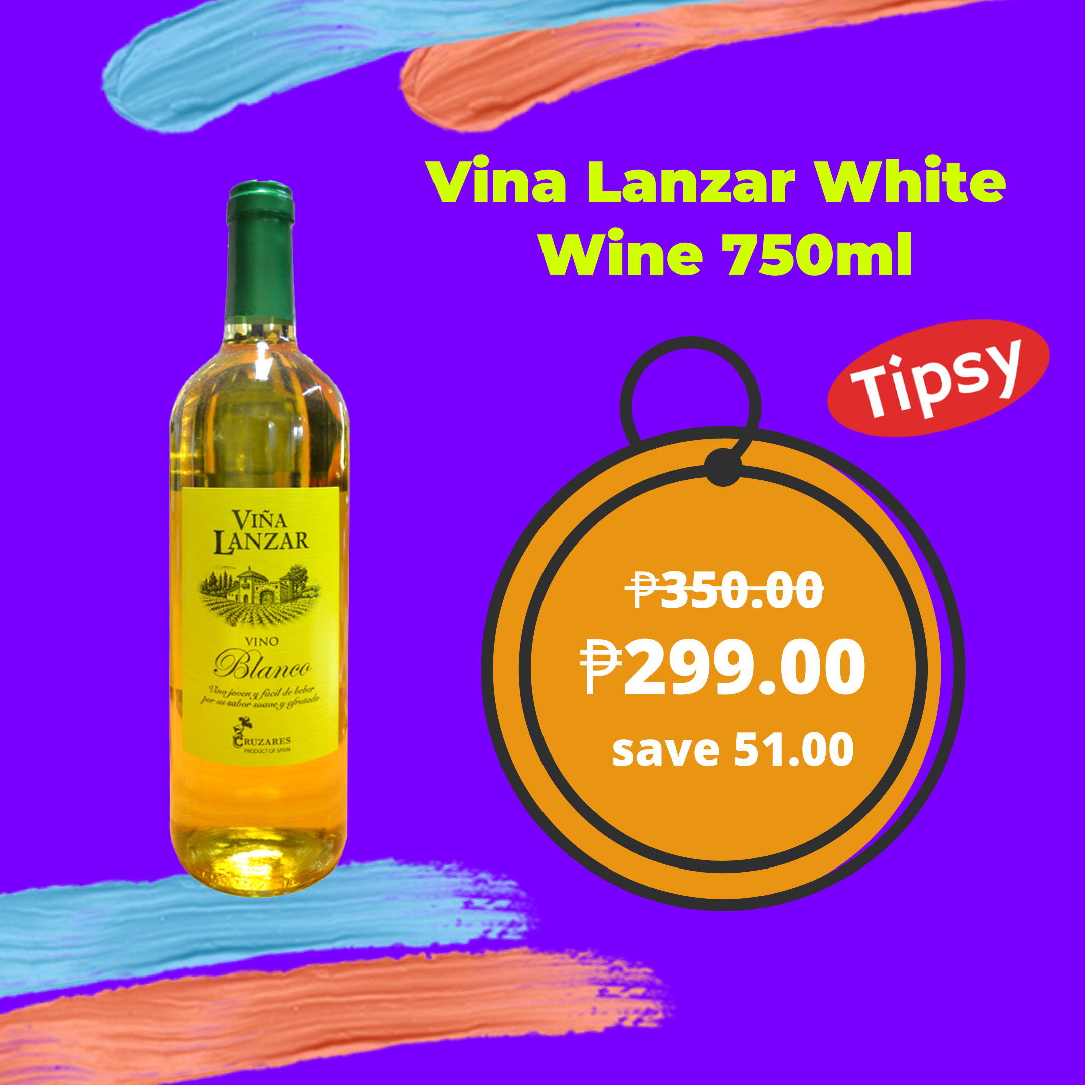 Vina Lanzar White Wine 750ml