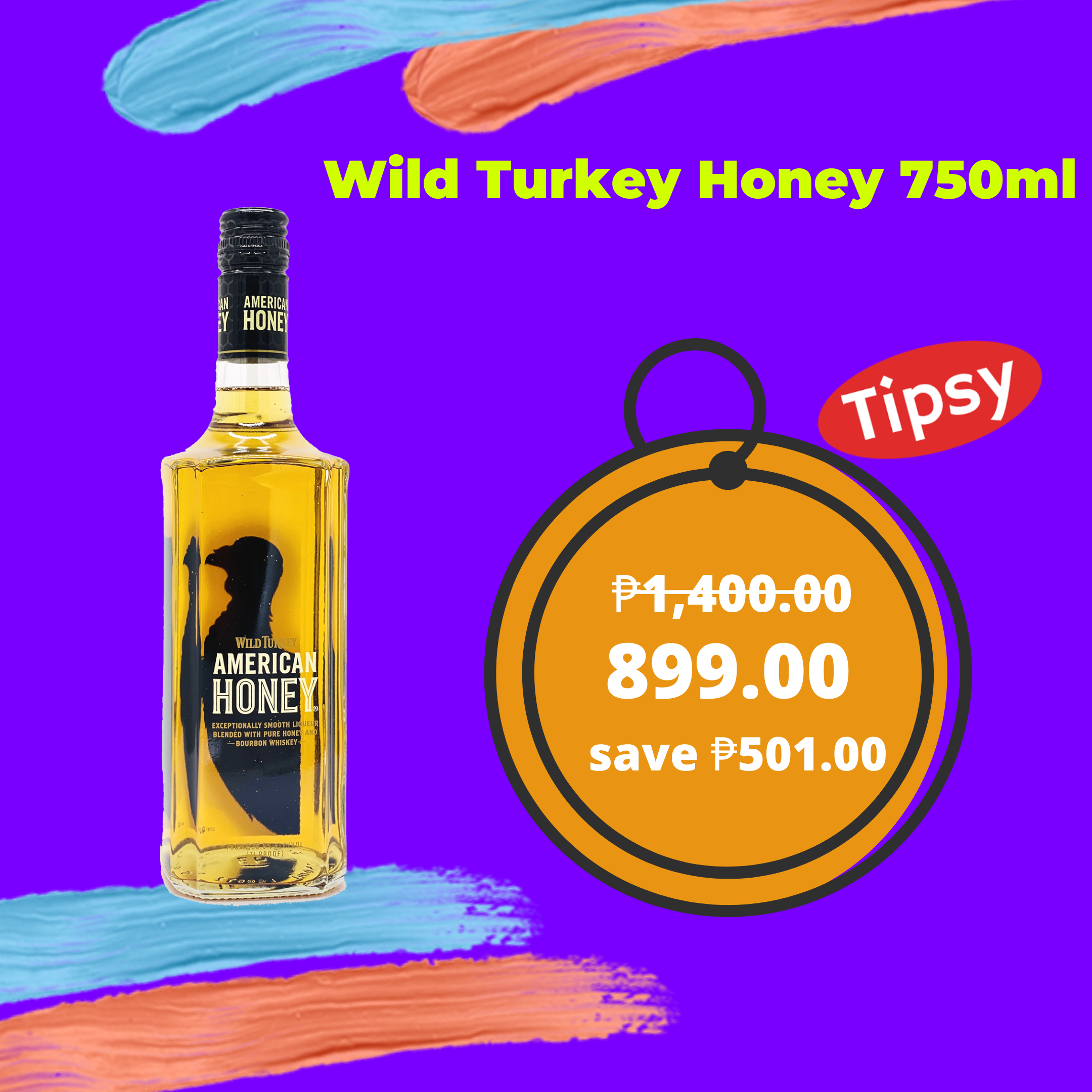 Wild Turkey American Honey 750ml